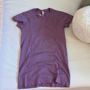 Purple Lululemon tee shirt SIZE 6